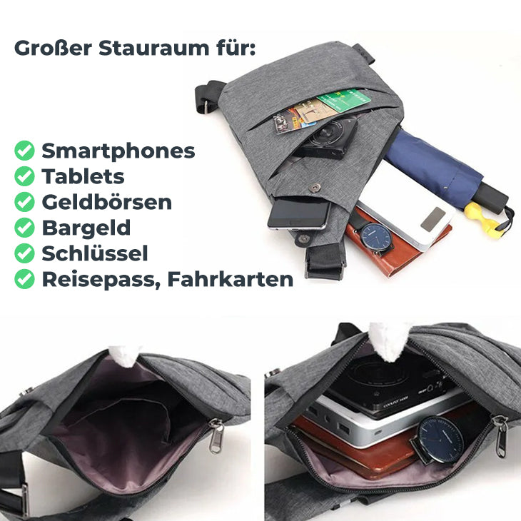 Flexr-Tasche™ - Bewahren Sie Ihre Wertsachen sicher auf!